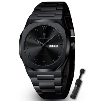 Ed Hardy Men's Black Silicone Strap Watch 48mm - Walmart.com