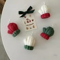 thumbnail image 4 of Christmas Plush Yarn Gloves Aromatherapy Candle Home Decor Christmas Stall Activity Gift, 4 of 10