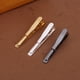 thumbnail image 2 of pasadores de corbata para hombre, elegantes y elegantes, para trajes de negocios y fiestas (negro, plateado y dorado)., 2 of 5