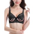 thumbnail image 5 of Women's Plus Size Push Up Underwire Perfect Shape Lace Bras, 5 of 5