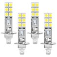 thumbnail image 1 of 4PCS H1 6000K Super White 80W LED Headlight Bulbs Kit Fog Driving Light, 1 of 5