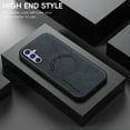 thumbnail image 2 of Mantto for Samsung Galaxy A24 4G Case Compatible with MagSafe Charging, Vegan PU Leather Slim Classic Luxury Elegant Thin Drop Protection Protective Cover for Samsung Galaxy A24 4G, Black, 2 of 9
