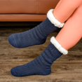 thumbnail image 2 of Women's Fuzzy Slipper Socks with Non-Slip Grippers, Cozy Fluffy Sherpa Lined, Cute Christmas Gifts 1Pairs, 2 of 6