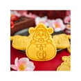 thumbnail image 5 of 2025 Year Of The Snake Cookie Mold Set Durable Snake Year Themed Cookie Molds Embosser For Family Baking Enthusiasts, 5 of 11