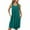 Mint Green 1, variant on hotojiny Sleeveless Sleepshirt for Women Casual Trendy Pleated Crewneck Nightgowns Comfy Soft Nightdress Homewear