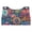 Bohemian Flower Dark Blue, variant on COEQINE PU Leather Tissue Holder Dispenser Rectangular Facial Tissue Holder Decorative Accessories 7.95X4.92X4.52 Inch for Office Desk Vanity Countertop Nightstand, Sea Turtle Coral Blue