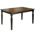 thumbnail image 1 of Bowery Hill Table à Manger Rectangulaire Noire et Brune, 1 of 5