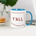 thumbnail image 4 of CafePress - Oklahoma Y'all - 11 oz Ceramic Mug - Novelty Coffee Tea Cup, 4 of 6