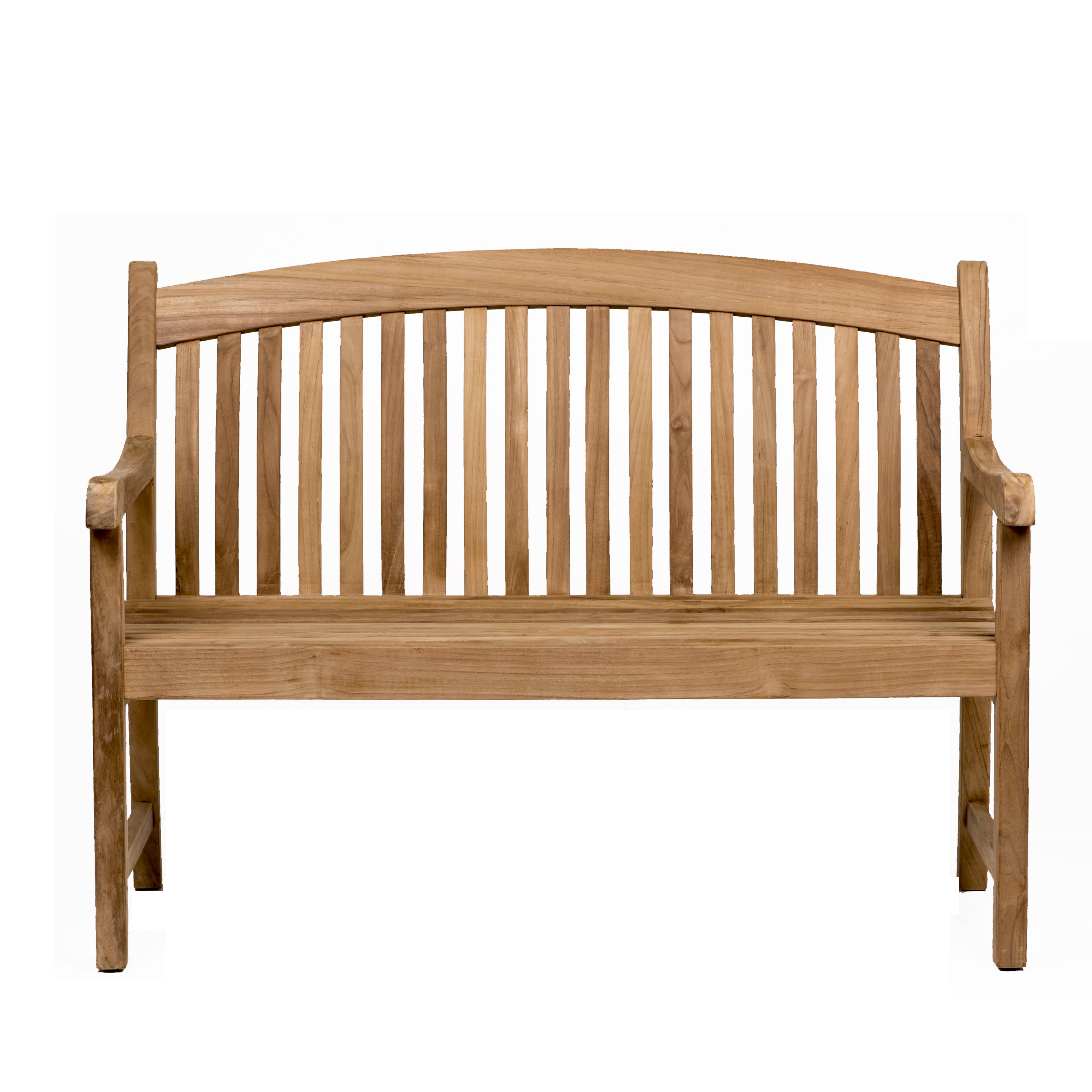 Photo 1 of Amazonia Newham 1-piece Patio Bench | Certified Teak | Ideal for Outdoors and Indoors, Brown
