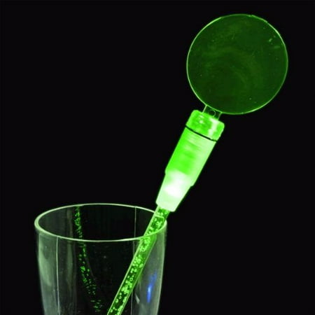 Waiters Tools Drink Sticks - Green Cocktail Party Light Up Swizzle Stick Drink Stirrer