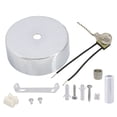 thumbnail image 2 of Pull Cord Light Switch Bathroom Ceiling Light Pull Cord Switch with 150cm Chain, 2 of 5