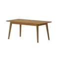 thumbnail image 3 of Plank+Beam Solid Wood 40" Mid Century Modern Coffee Tables for Living Room, Pecan, 3 of 7