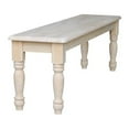 thumbnail image 2 of International Concepts Farmhouse Bench, 2 of 5