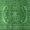 thumbnail image 1 of Ahgly Company Indoor Square Persian Emerald Green Traditional Area Rugs, 8' Square, 1 of 4