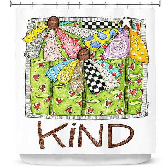 Shower Curtains 70" x 84" from DiaNoche Designs by Marley Ungaro - Kind Flowers