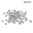 thumbnail image 2 of Unique Bargains 1.2mm Cable Wire Rope Aluminum Sleeves Clip Crimping Loop 100pcs, 2 of 4