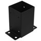 thumbnail image 1 of FENGGUIQU 1Jgo Soporte Negro Para Postes De Madera Ideal Para Decks Pergolas Y Cercas, 1 of 3