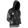 thumbnail image 2 of Ma Croix Mens Slim Fit Jacket Pullover Multi Design Sweater Sweatshirt Hoodies, 2 of 4