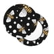 thumbnail image 2 of Disketp Honey Bees at Night Funda Redonda para Taburete, Funda de Cojín para Silla de Bar Suave y Elástica-13 inch, 2 of 7