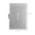 thumbnail image 6 of YSNOOWE 1Pcs Credit Wallet Holder Ultra Thin Silver Pvc And Stainless Steel Rfid Protection For Men, 6 of 8