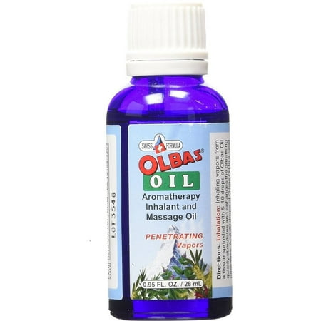 Olbas Aromatherapy Massage Oil & Inhalant 0.95 oz (Best Way To Use Olbas Oil)