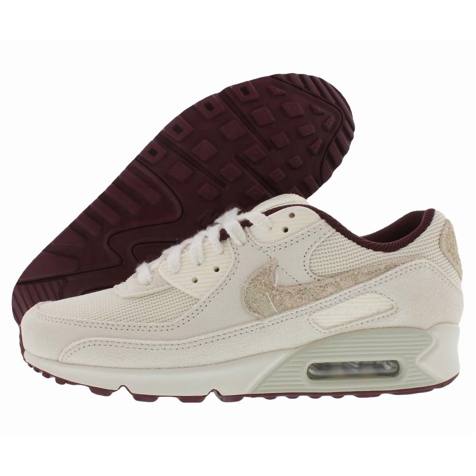 Nike Air Max 90 Premium Unisex Shoes Size 7.5, Color: Phantom/Phantom/Light Bone