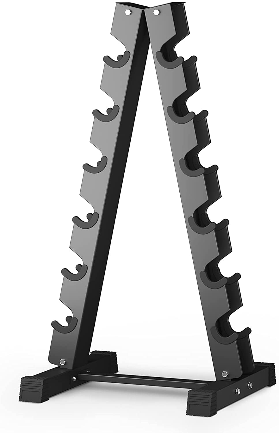 Buy Yoleo 6 Tier Dumbbell Rack Stand (2022 Upgraded New Version), A