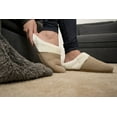 thumbnail image 4 of Women’s Weave-Knit Slip-On Indoor Slippers – Plush Padded Plush Home Shoes, 4 of 7