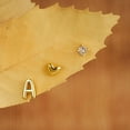 thumbnail image 5 of Turandoss Initial Stud Earrings Set for Girls 14K Gold Plated S925 Sterling Silver Post 3 Pairs Letter A-Z Heart Cz Stud Earrings Hypoallergenic Jewelry Birthday Gifts for Little Girls, 5 of 9