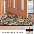 thumbnail image 3 of Pioneer Flower Floral Print Pattern Door Rugs,Washable Non Slip Door Mats Indoor,Decorative Door Mats,Entry Mat Indoor for Entrance,Bedroom,Kitchen,Bathroom,30"x17", 3 of 6