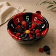 thumbnail image 5 of 2026 Self Spinning Berry Washing Bowl with Drain Holes, 360 Degree Cleaning Fruit Swirl Colander Center Cone, Automatic Quick Kitchen Rinse washer for Berries Vegetables Serving, 5 of 9