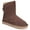 Chocolate, variant on Womens Teenyy Suede Pull On Ankle Boots