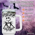 thumbnail image 3 of Halloween Gifts for Women Men Boys Girls, Black Spooky Boo Tumbler 40 Oz With Handle and Straw, Cute Halloween Ghost Stainless Steel Vacuum Insulated Cup, Funny Halloween Decorations Gifts, 3 of 6