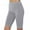 Gray, variant on Azrian Womens Yoga Shorts,Fashion Summer Fitness Running Gym Ladies Solid Sports Active Shorts M-XXXXL Size on