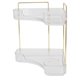 thumbnail image 5 of Organizador de Mostrador de Baño, Estante Esquinero de Metal de Fácil Montaje para Encimera, Almacenamiento de Cosmética y Maquillaje para Baña y Cocina, 5 of 7