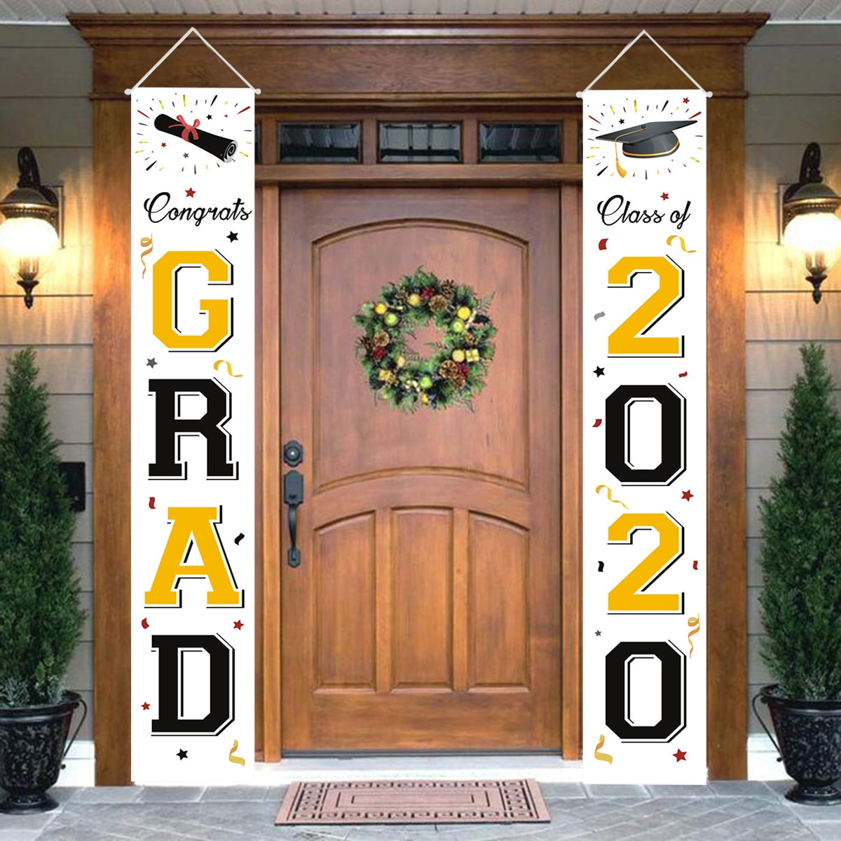 13x71inch 2020 Graduation Banner Couplets Graduation Ceremony Great ...