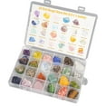thumbnail image 1 of 24-Piece Natural Crystal Gem Collection - Educational Calendar for Kids, 1 of 7