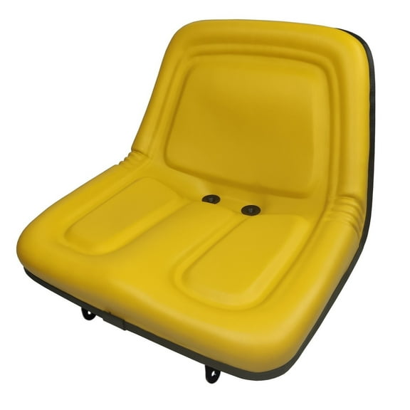 John Deere Lawn Mower Seat w/ Steel Pan Yellow LX288 LX289 X300 X300R X304 X320