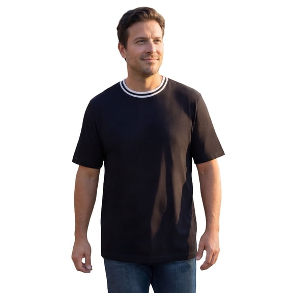 KingSize Men's Big & Tall Double-Tipped T-Shirt