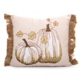 thumbnail image 1 of Truu Design Decorative "Hello Fall" Pumpkin Throw Pillow, 1 of 4