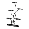 thumbnail image 4 of Soporte para flores, soporte para múltiples plantas, artesanía, moderno, de varios niveles, para exhibición de plantas, para decoración de esquinas al Negro, 4 of 8