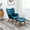 Blue, variant on Yellow Velvet Accent Chair / Bright Seating in Primary Area