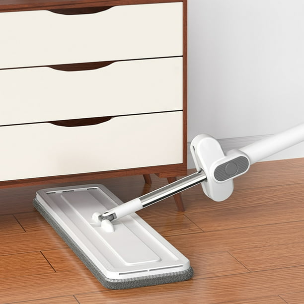 Household Self Wringing Flat Mop Telescoping Microfiber Dust Mop To