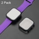 thumbnail image 3 of 2 Pack Tempered Glass Screen Protector Compatible with Apple Watch 45mm Case, Black, 3 of 5