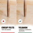 thumbnail image 3 of Protectores de fieltro para muebles Yelanon, 216 piezas, beige y marrón, 3 of 7