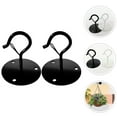 thumbnail image 4 of Black Heavy Duty Ceiling Hooks for Home with Strong Load-bearing Capacity 2Pcs, 4 of 7