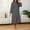 #122-Dark Gray, variant on Roncen Women Plush Zipper Robe, Long Fleece House Coat Nightgown with Pockets Solid Bathrobe