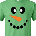 thumbnail image 4 of Inktastic Cute Smiling Snowman Face with Carrot Nose T-Shirt, 4 of 5