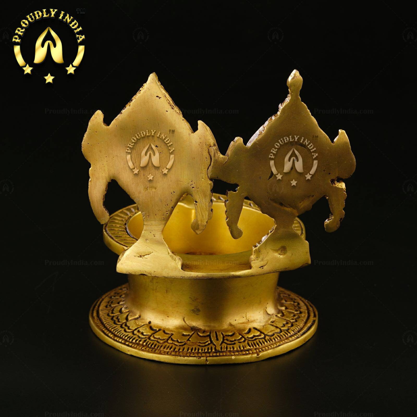 Proudlyindia Brass Vilakku, Kuthu Vilakku, Brass Diya, Aarti Oil Lamp, Vilakku, Diwali Decoration, South Indian Lamp, Appam Deepam , Indian Handicraft Kerala Deepam, Buy Online
