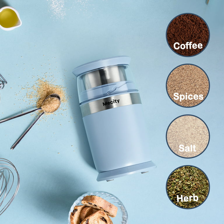  Mecity Electric Coffee Grinder Fast Grinder with 6